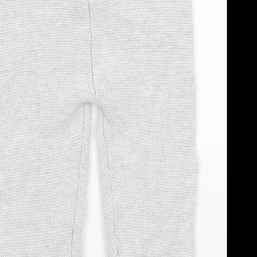 M&S Baby Grey Capri Trousers Size 9-12 Months