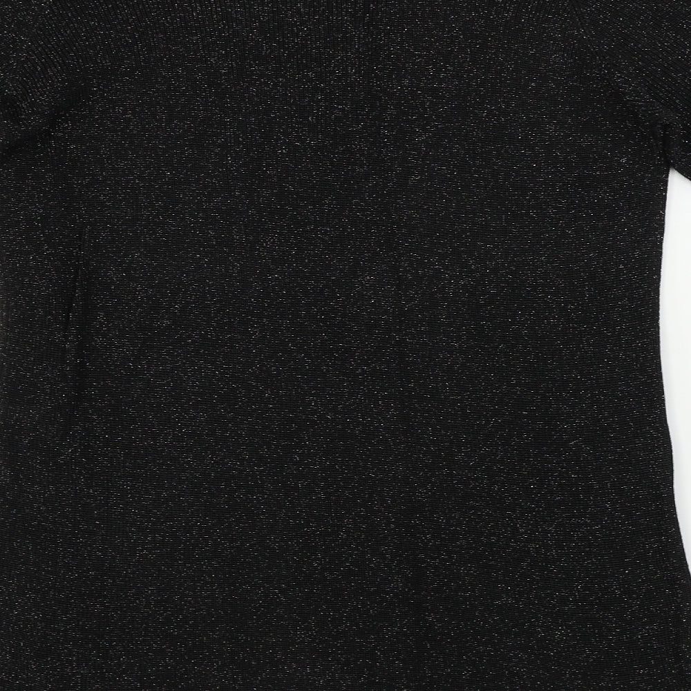 Marks and Spencer Womens Black A-Line Size 12