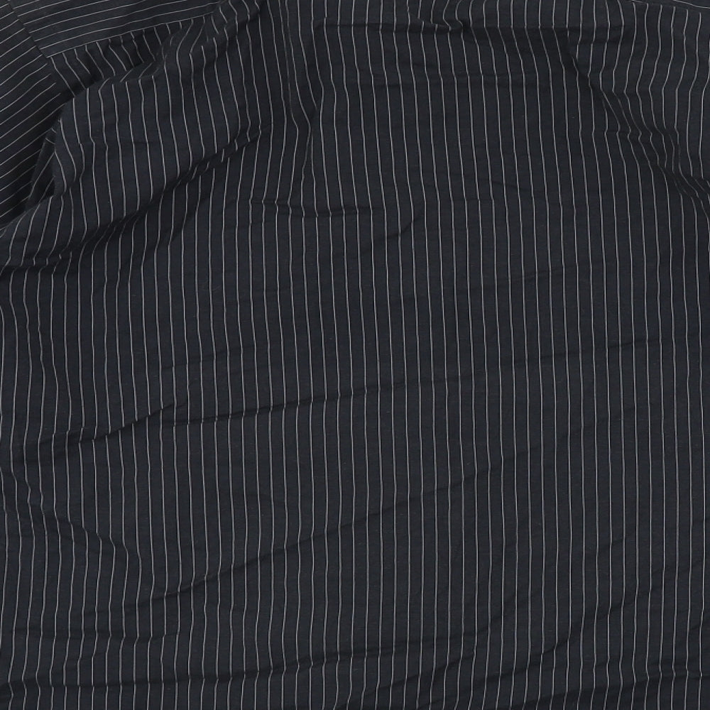 Cedar Wood State Mens Black Striped Button-Up Size S