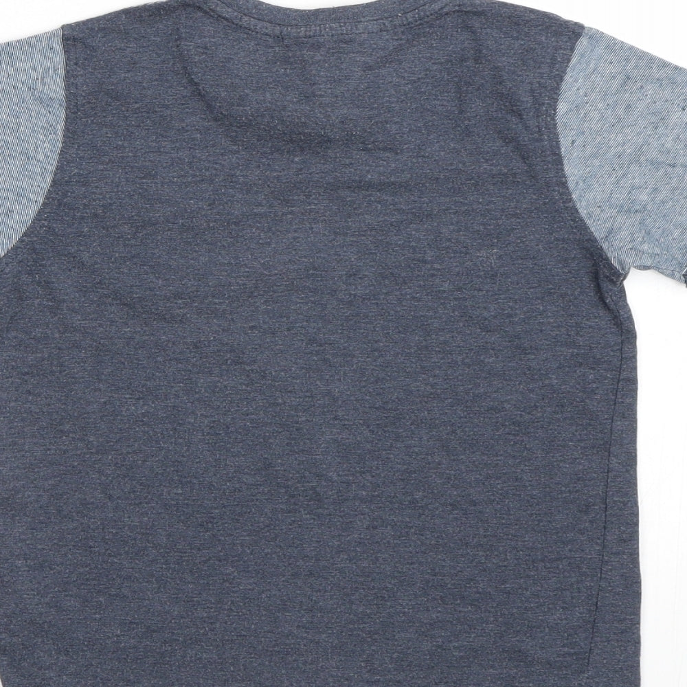 George Boys Grey Basic T-Shirt Size 5-6 Years