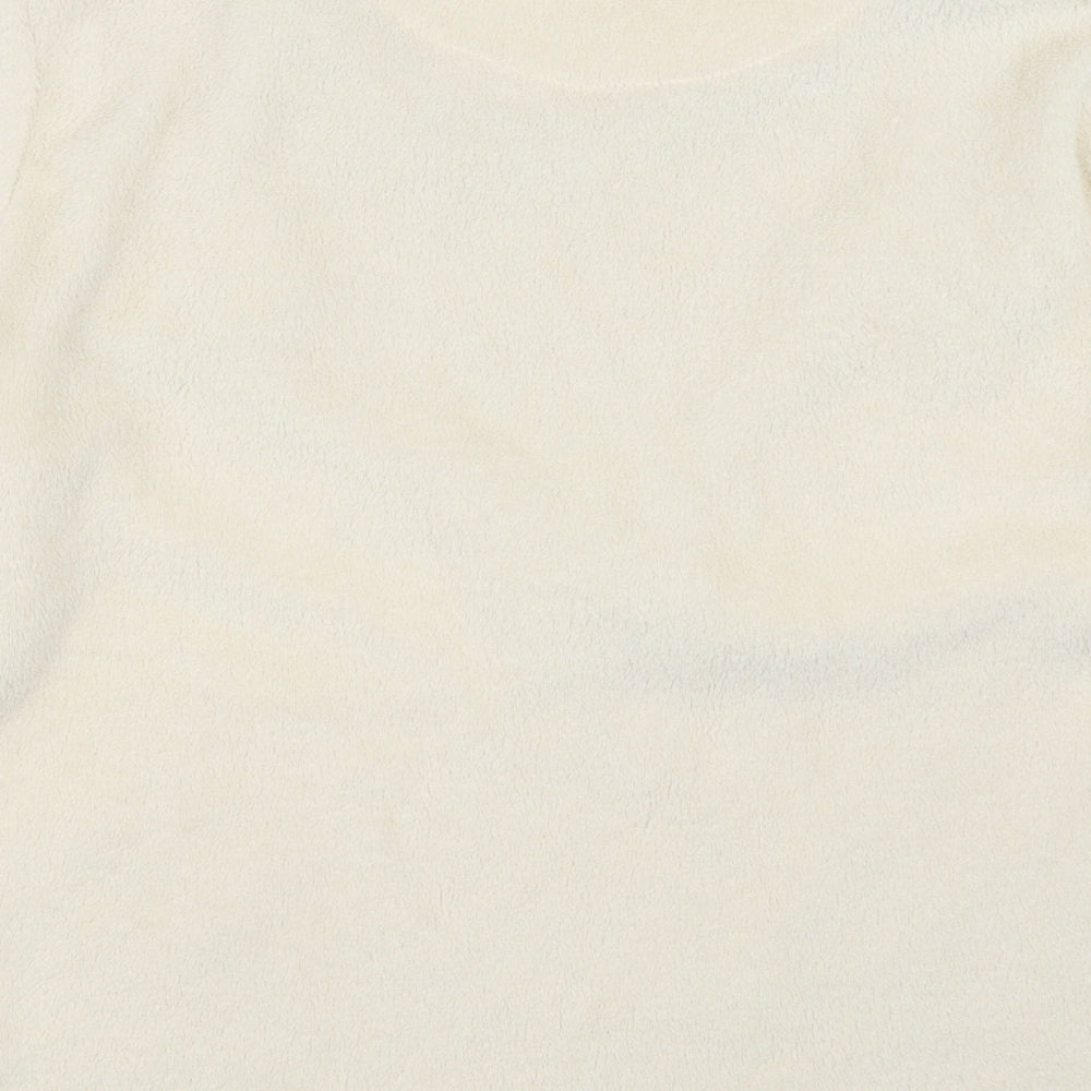Primark Womens Ivory Solid Top Pyjama Top Size L