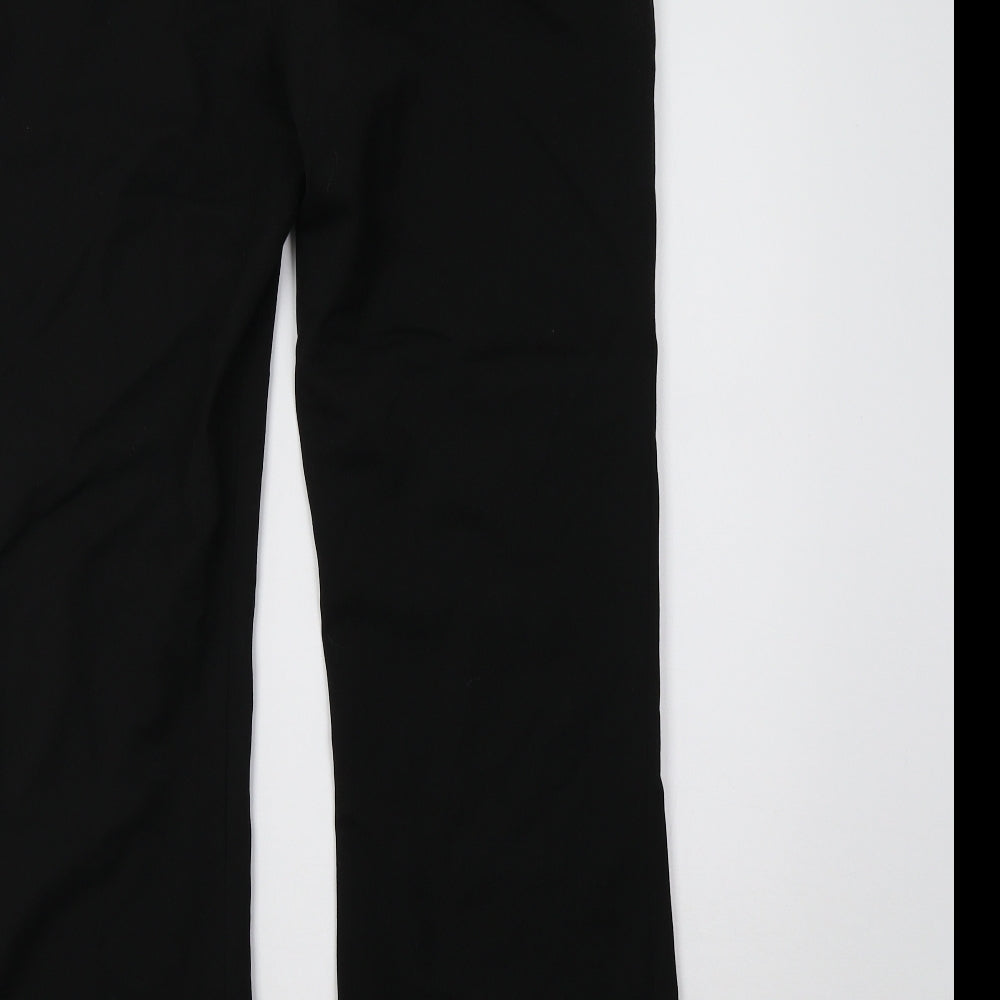 bay Womens Black Trousers Size 14 L30 in