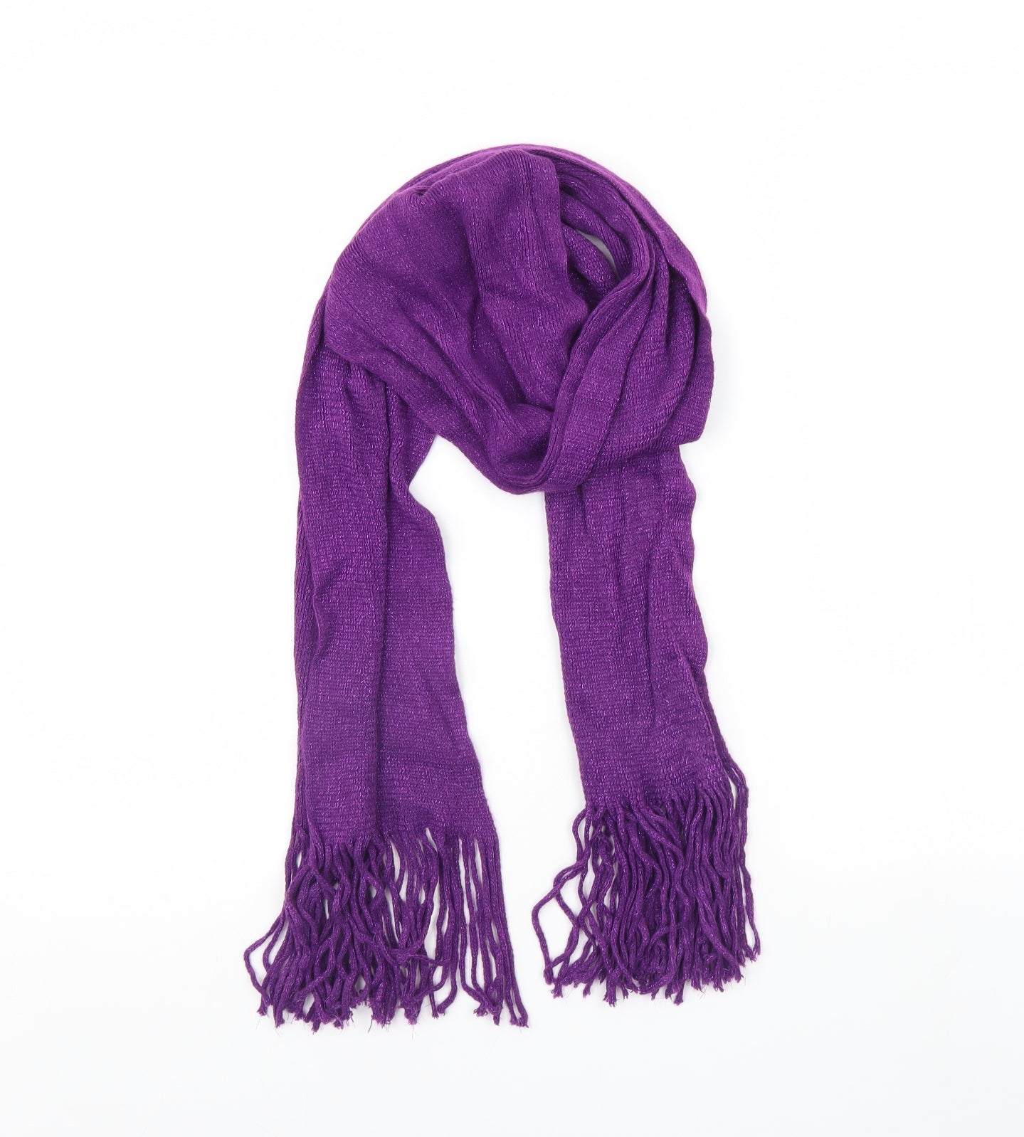 Preworn Womens Purple Scarf