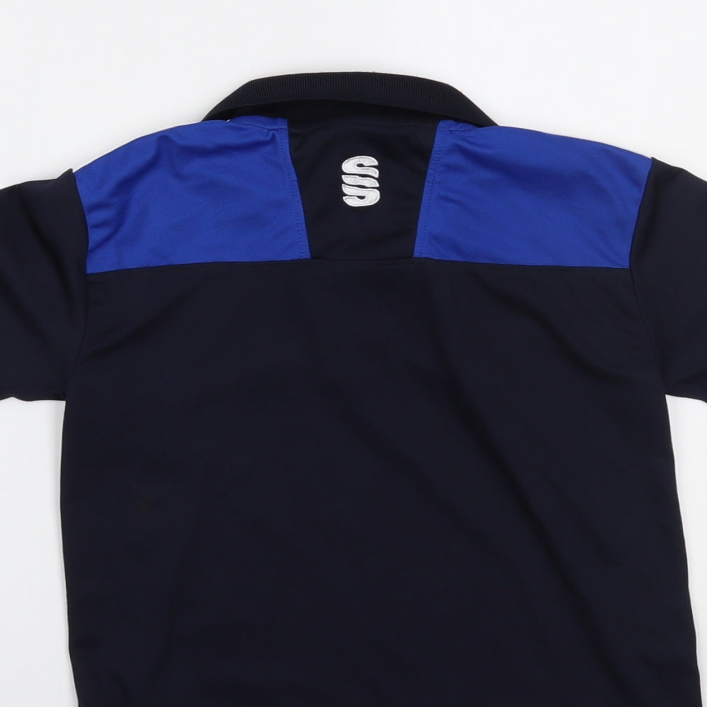 Surridge Boys Blue Jersey Polo Size S