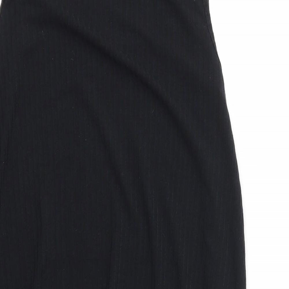 New Look Womens Black Basic Blouse Size 8