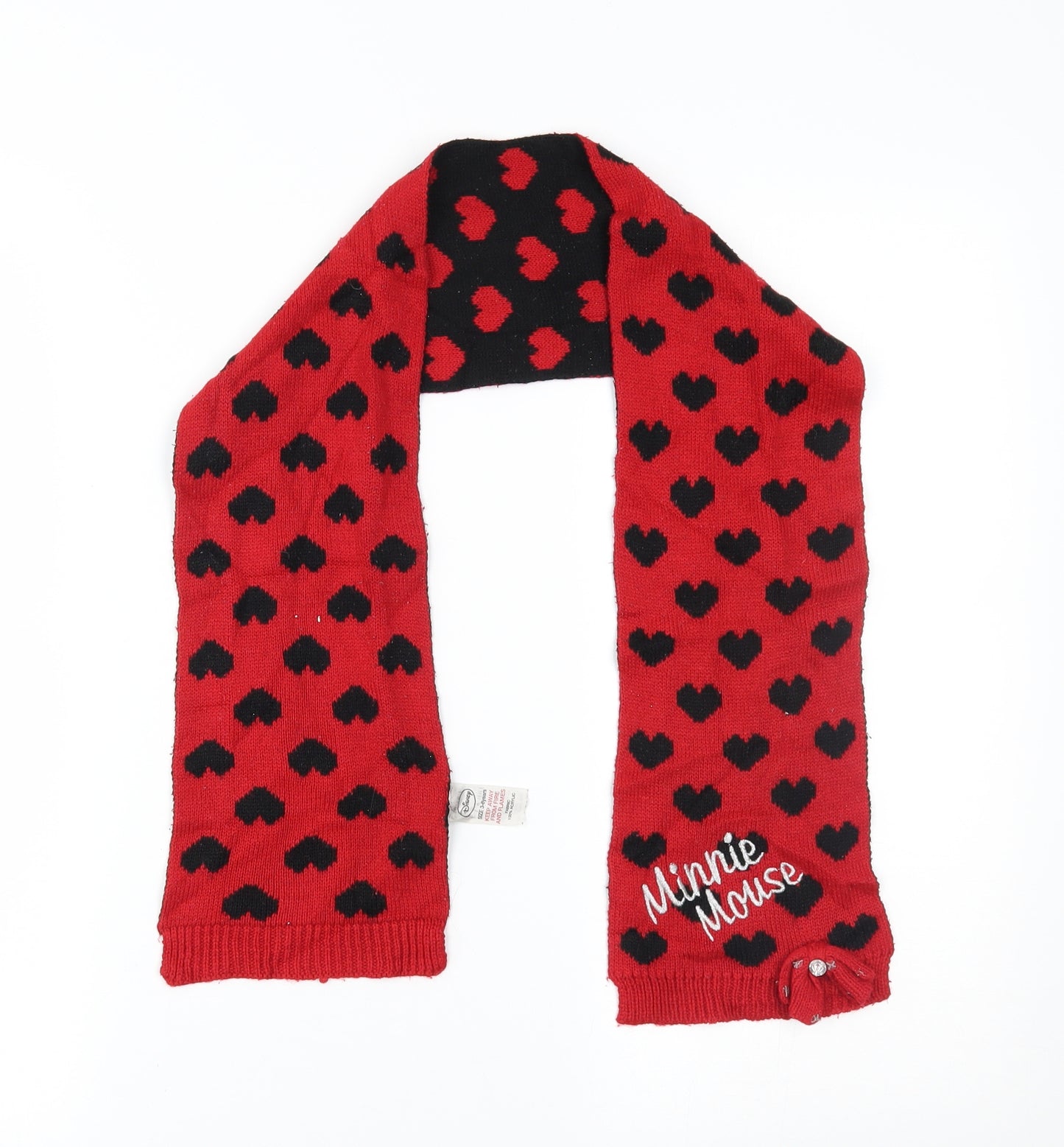 Disney Girls Red Spotted Scarf Scarves & Wraps One Size - disney minnie mouse