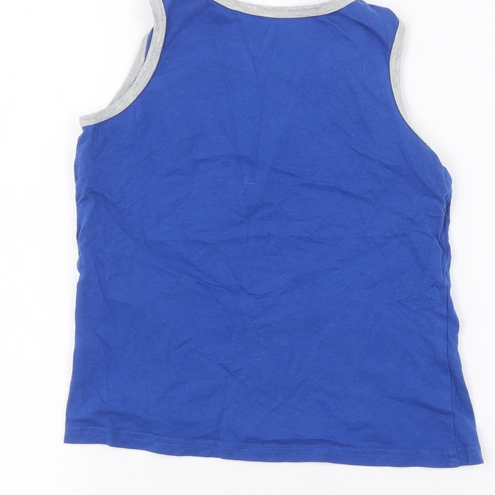 Primark Boys Blue Basic Tank Size 8-9 Years