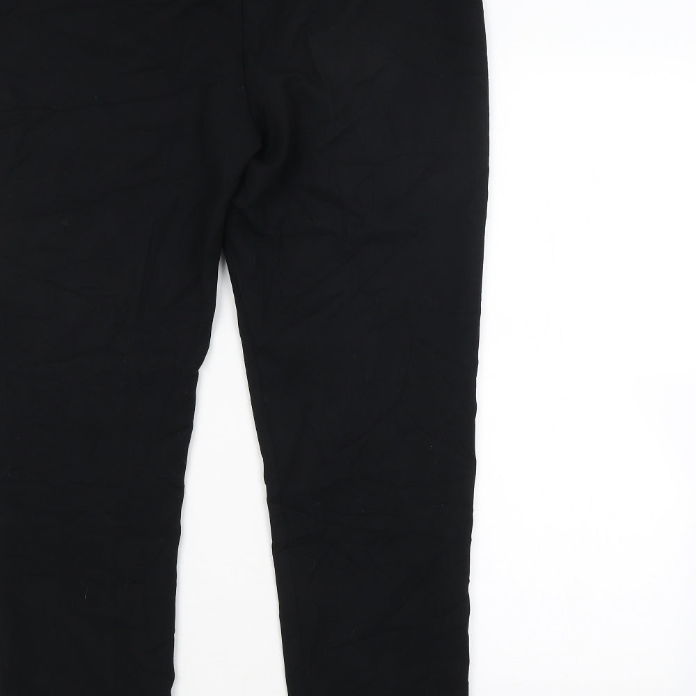 Hobbs Womens Black Trousers Size 12 L28 in