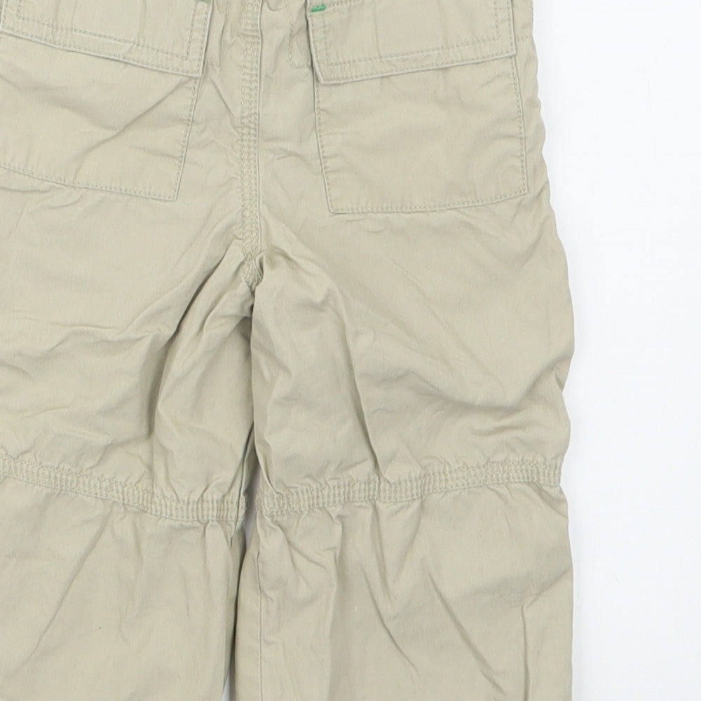 TU Boys Beige Cargo Trousers Size 12-18 Months