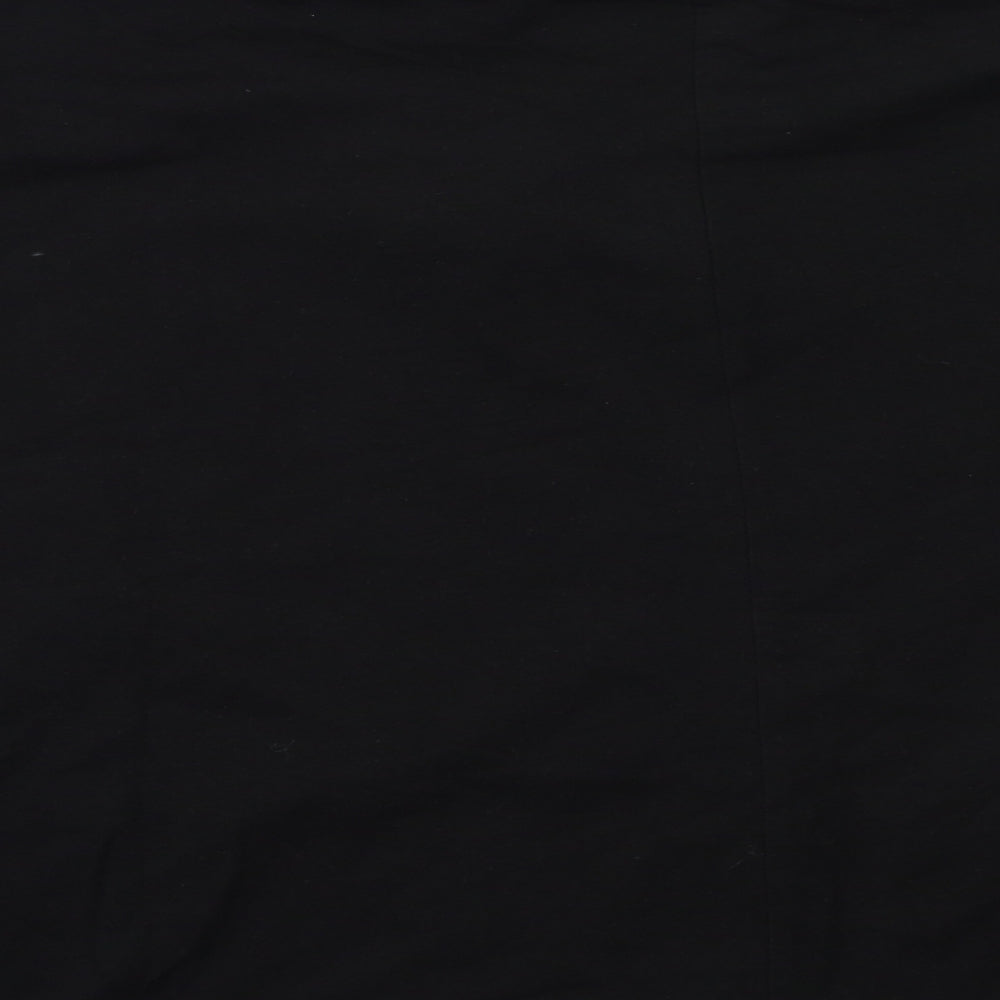 VOI LA Womens Black Pullover Sweatshirt One Size