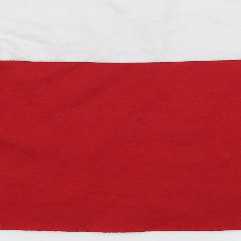 915 Generation Girls Red Colourblock Pullover Sweatshirt Size 12-13 Years - Cropped
