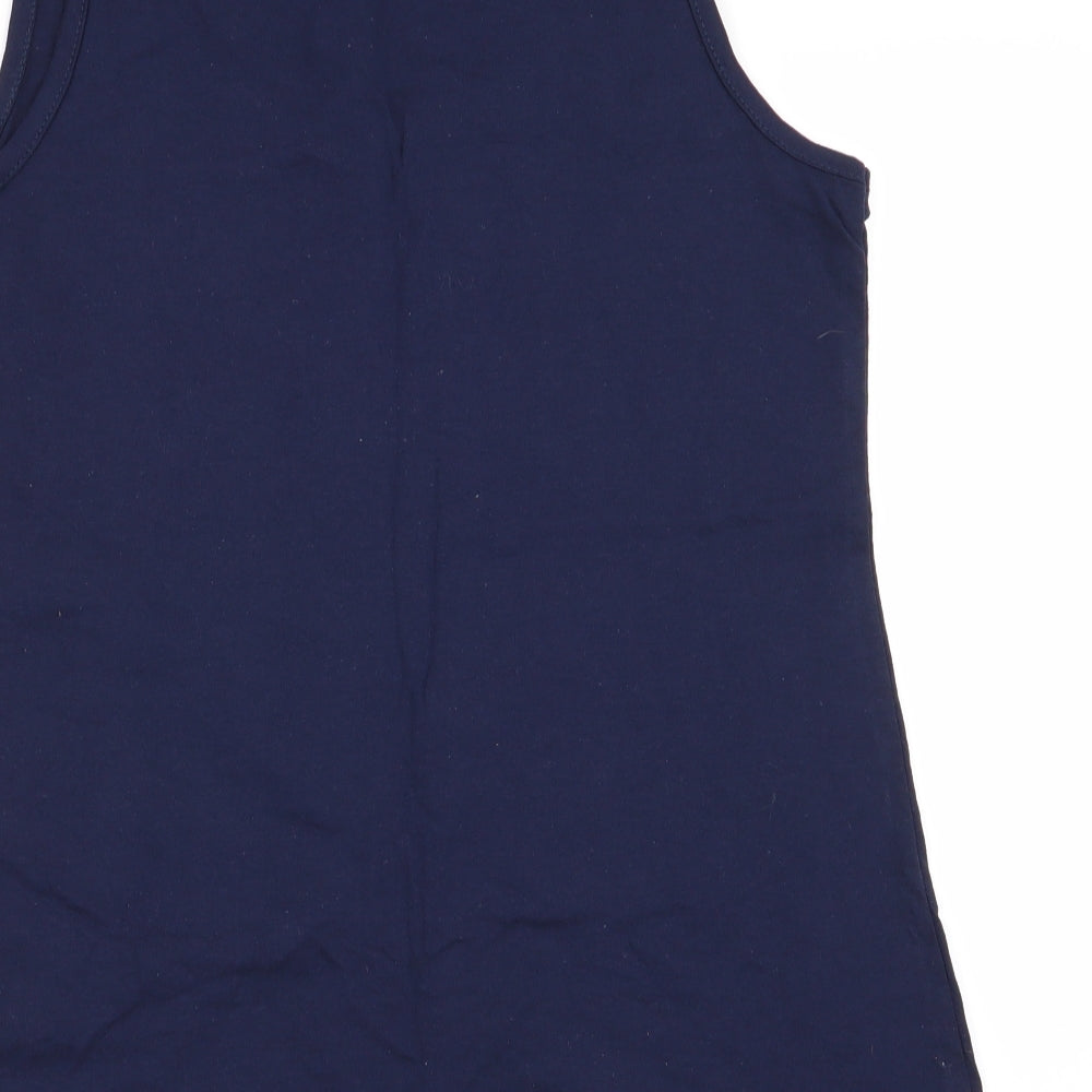 Fruit of the Loom Womens Blue Basic Tank Size M