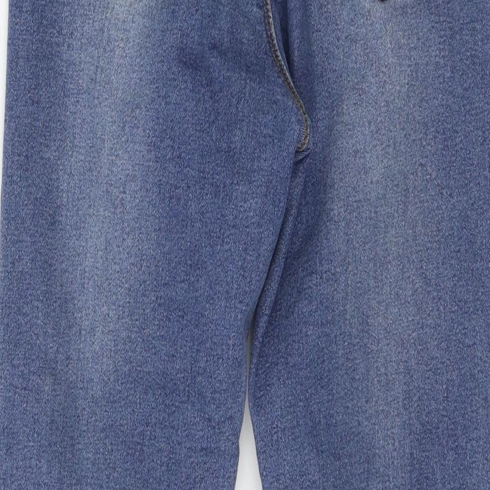 Boohoo Womens Blue Denim Skinny Jeans Size 6 L24 in