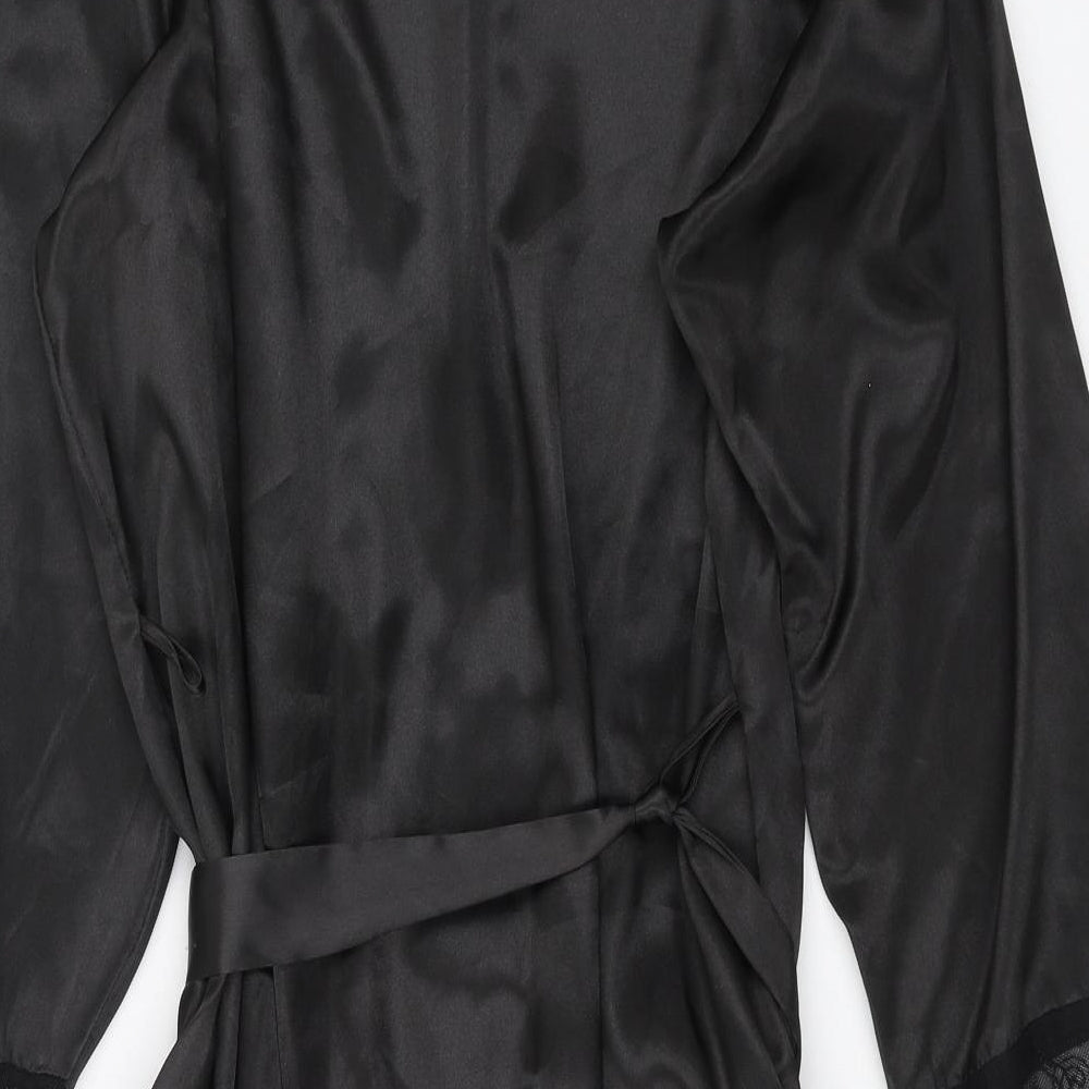 Secret Possesions Womens Black Robe Size 8