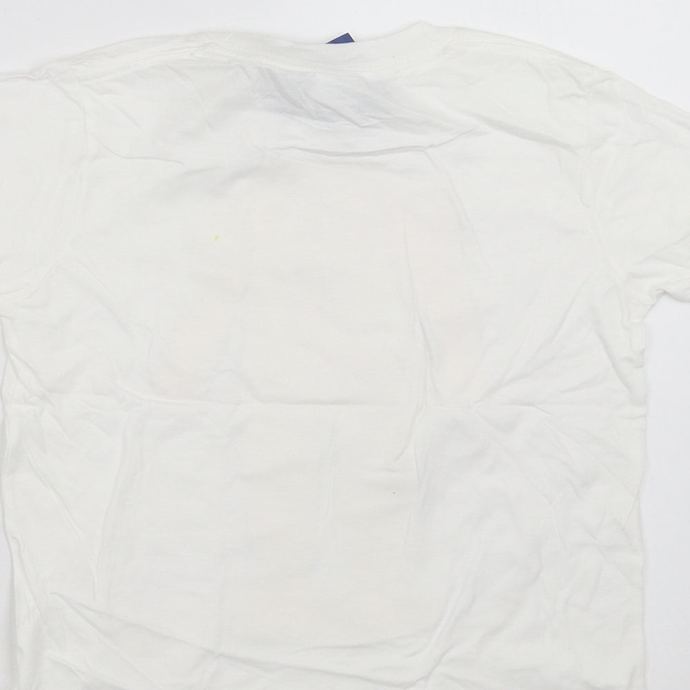 Gildan Boys White Basic T-Shirt Size 5-6 Years - lifeguard