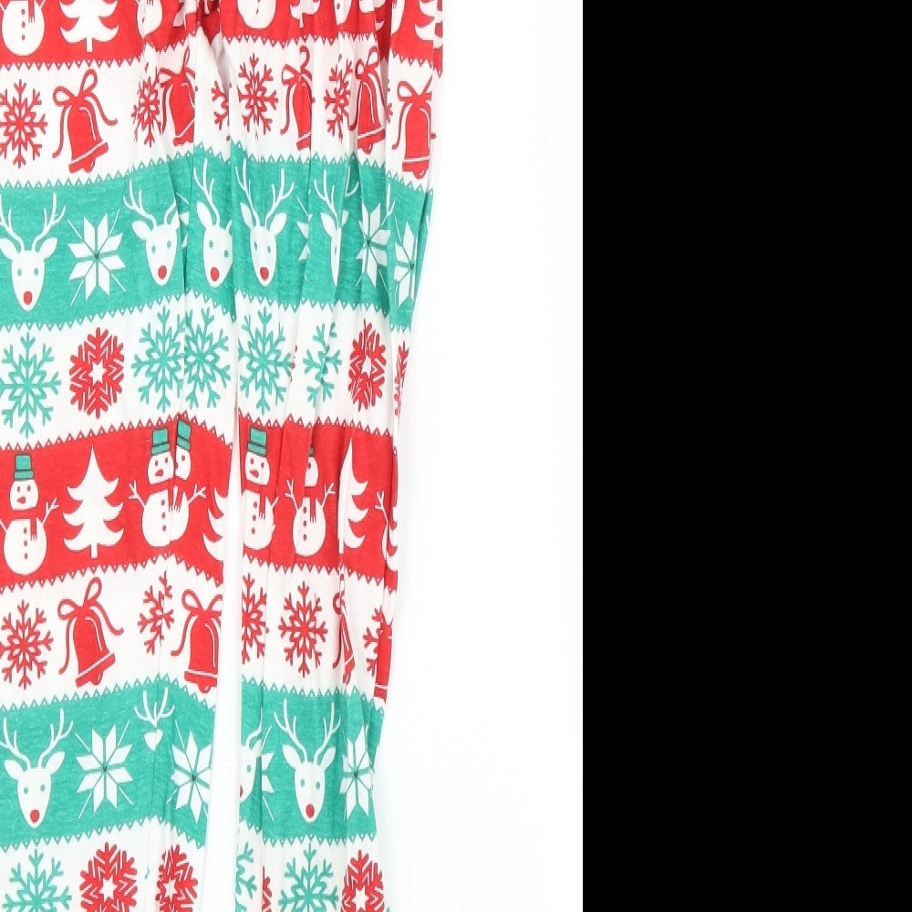 Kids Boys Green Fair Isle Pyjama Set Size 11 Years - Christmas