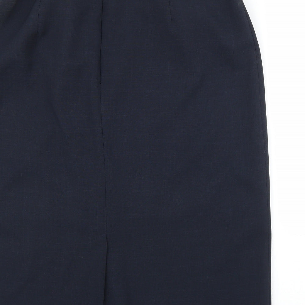 Preworn Womens Blue Straight & Pencil Skirt Size L