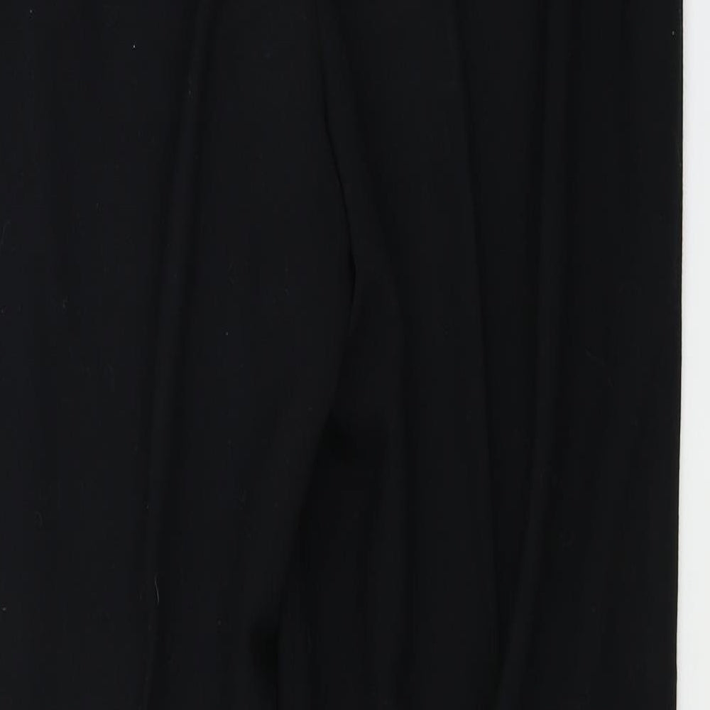 Marks and Spencer Womens Black Trousers Size 14 L28 in