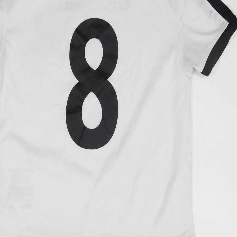 Givova Boys White Basic T-Shirt Size XL