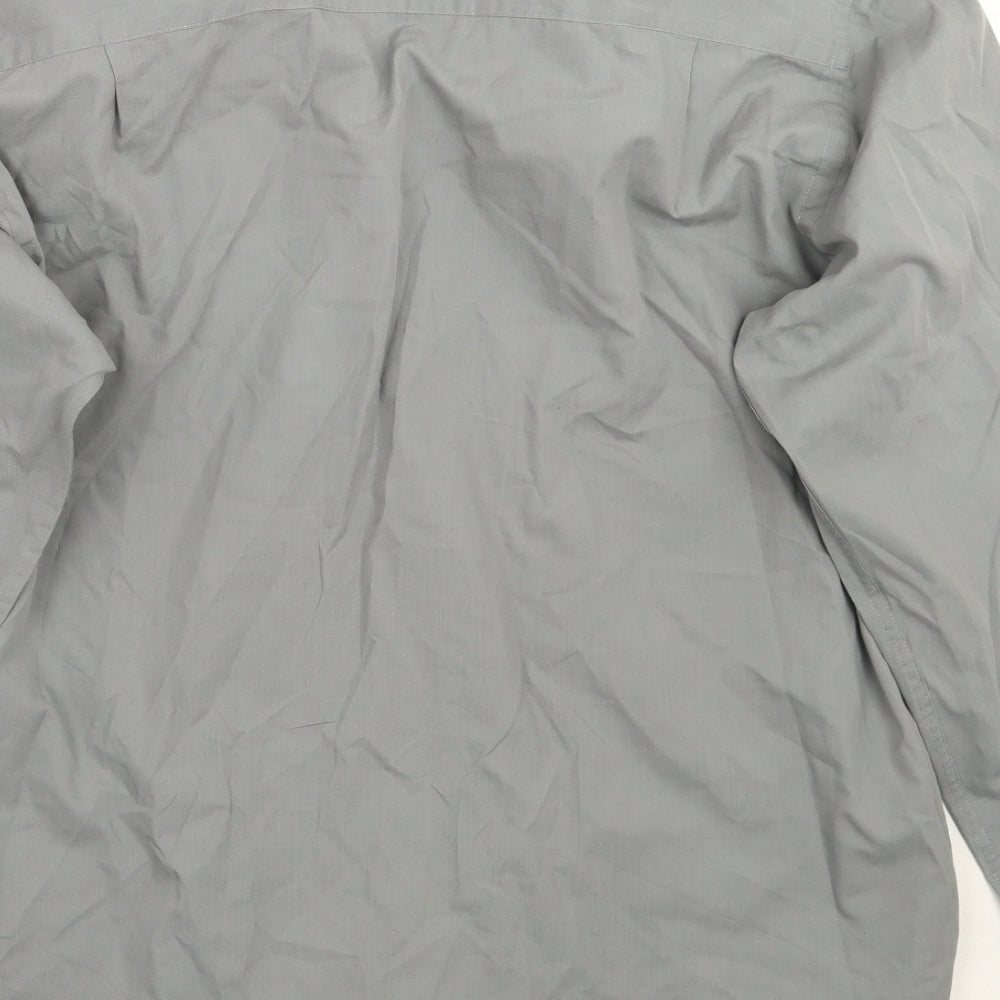 NEXT Mens Grey Button-Up Size 16