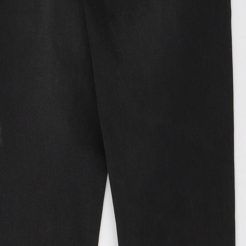 H&M Womens Black Denim Skinny Jeans Size 25 L32 in