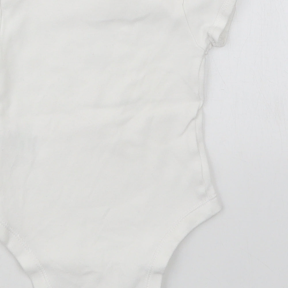 Matalan Baby White Babygrow One-Piece Size 3-6 Months