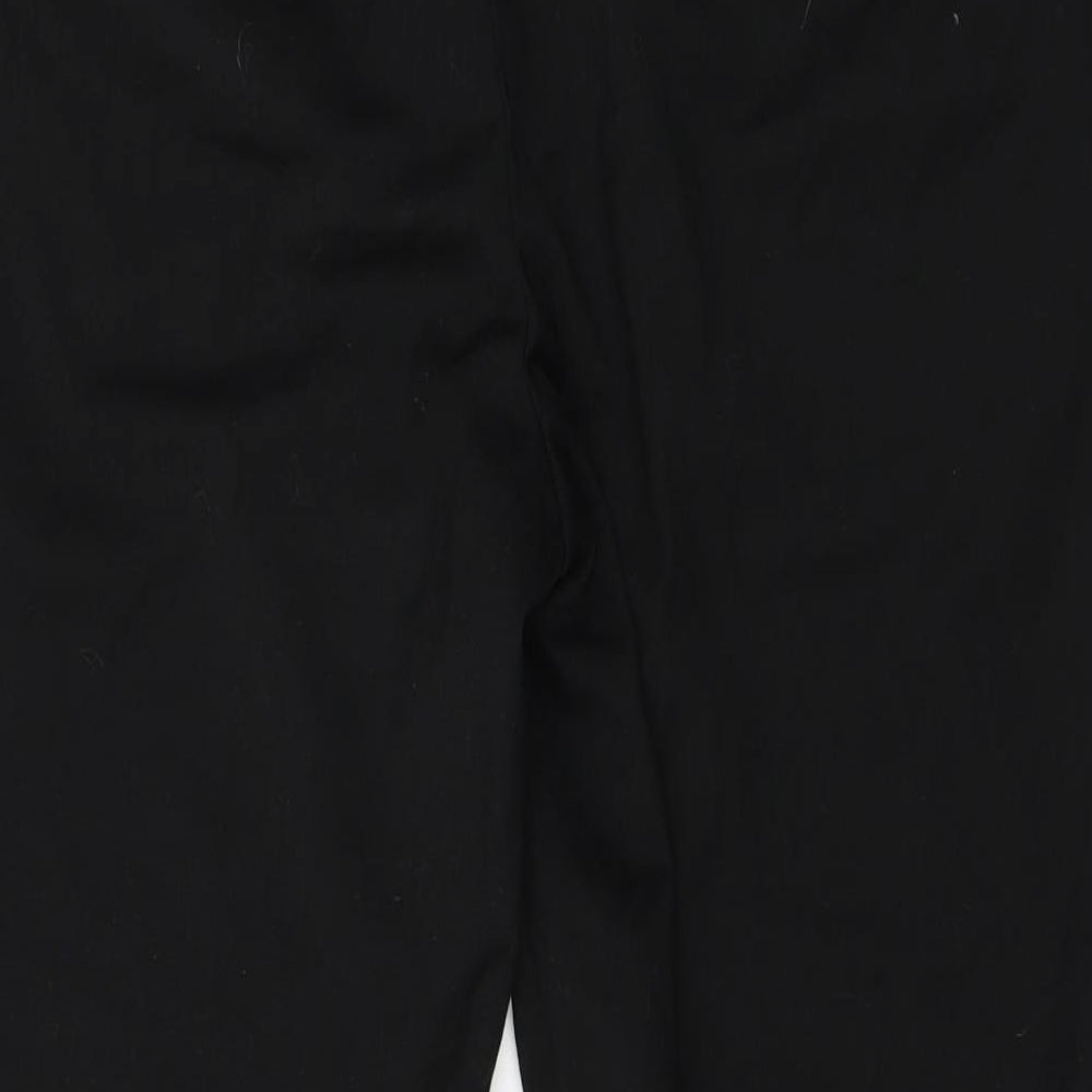 H&M Womens Black Trousers Size 14 L22 in