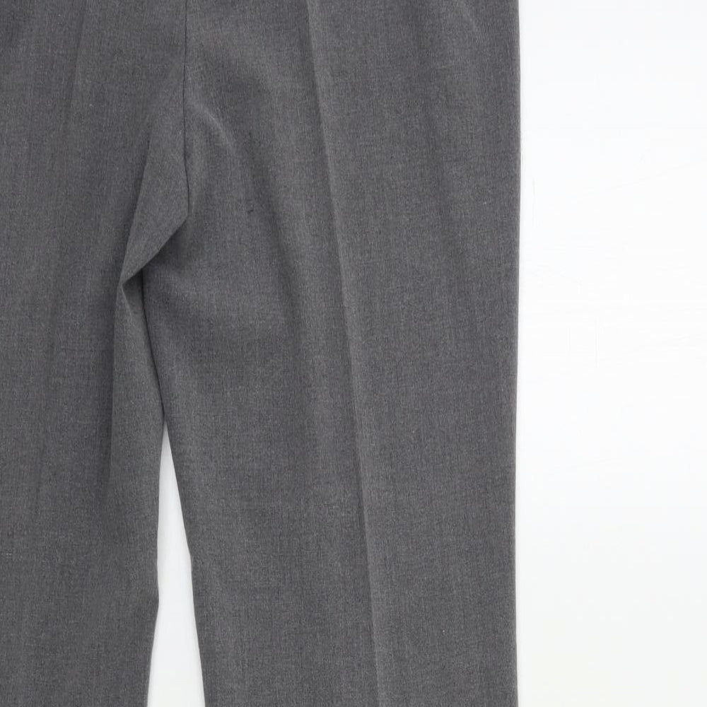 M&Co Womens Grey Trousers Size 12 L30 in