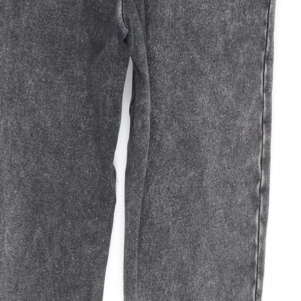 denim factory Womens Grey Jegging Trousers Size M L27 in - Stretch waistband