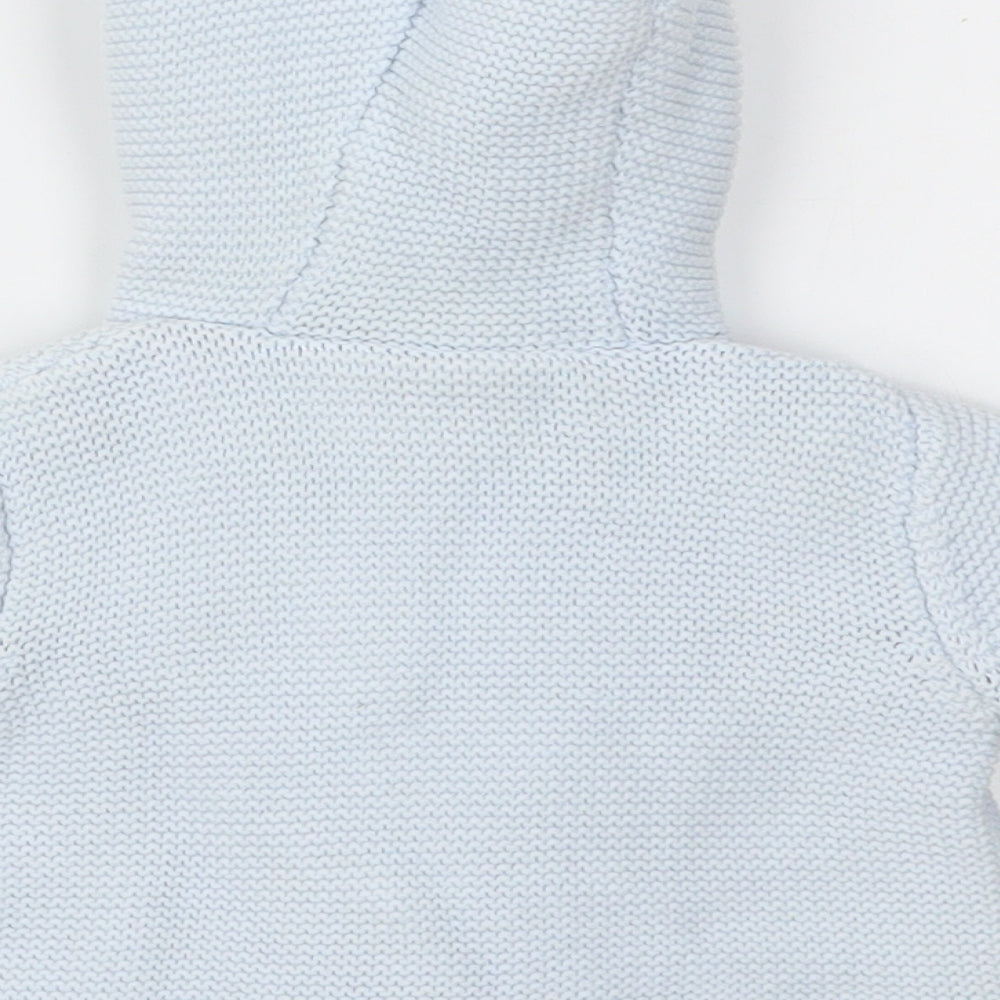 M Boys Blue Cardigan Jumper One Size