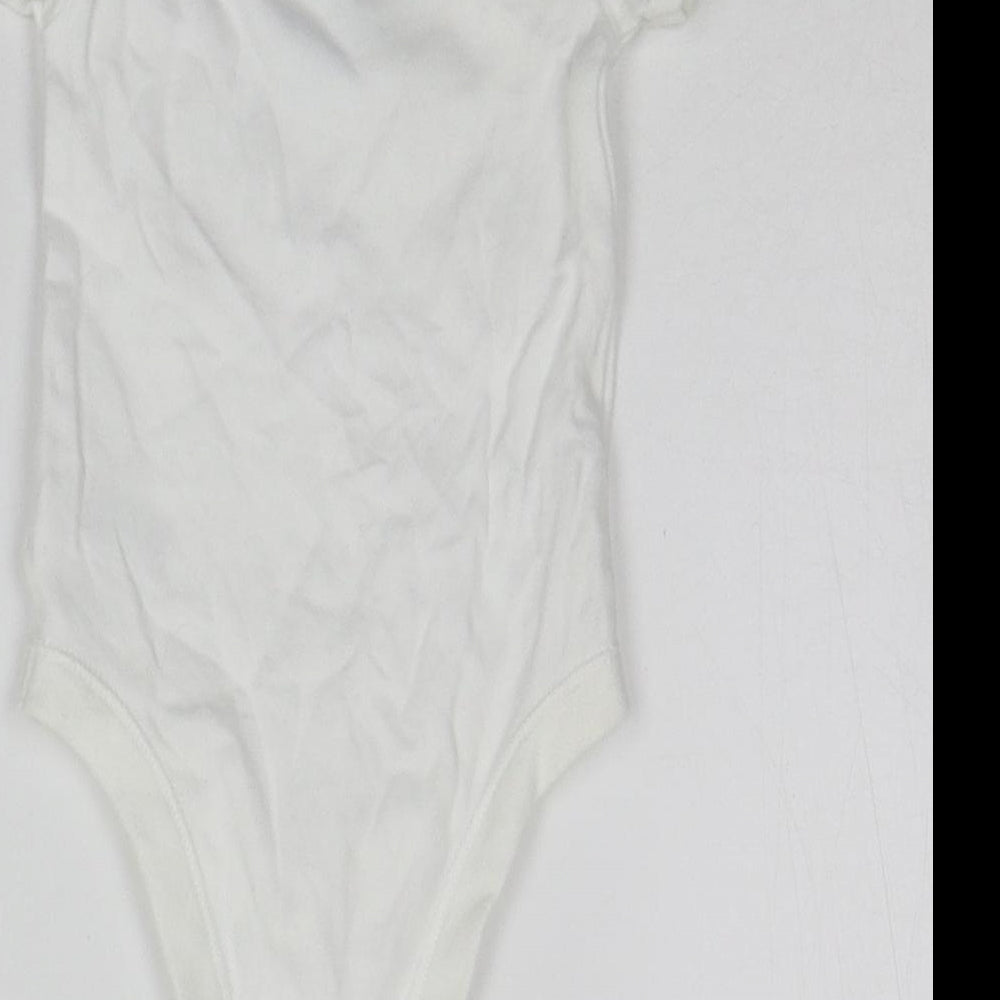Matalan Baby White Babygrow One-Piece Size 3-6 Months