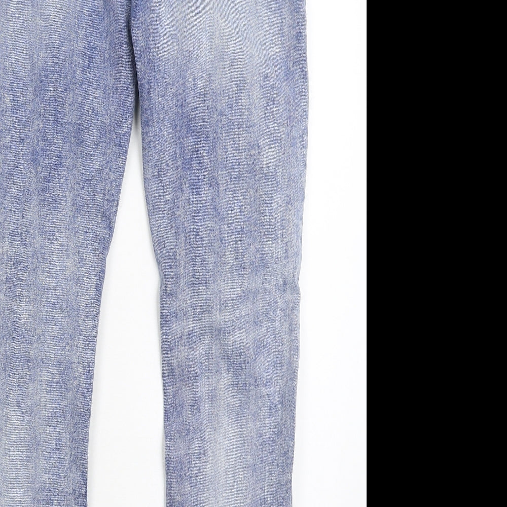 Burton Mens Blue Denim Skinny Jeans Size 28 L28 in