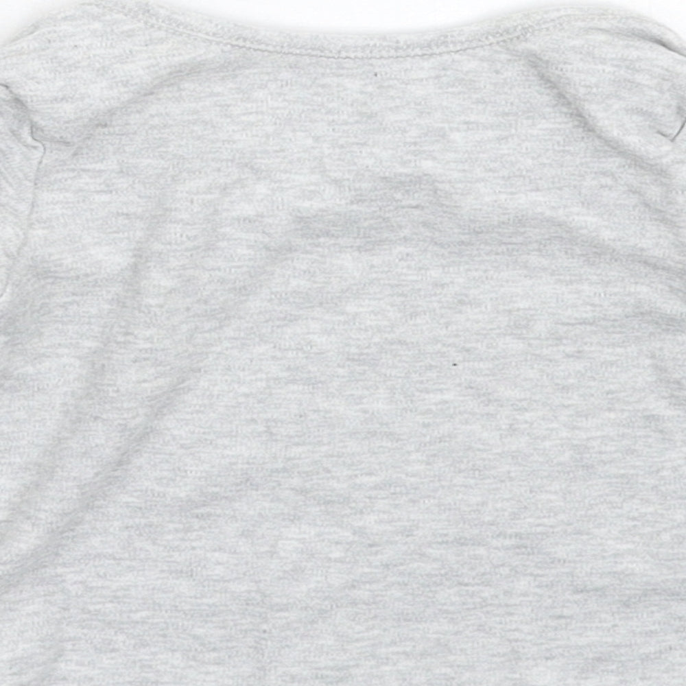 George Baby Grey Basic T-Shirt Size 3-6 Months - Disney