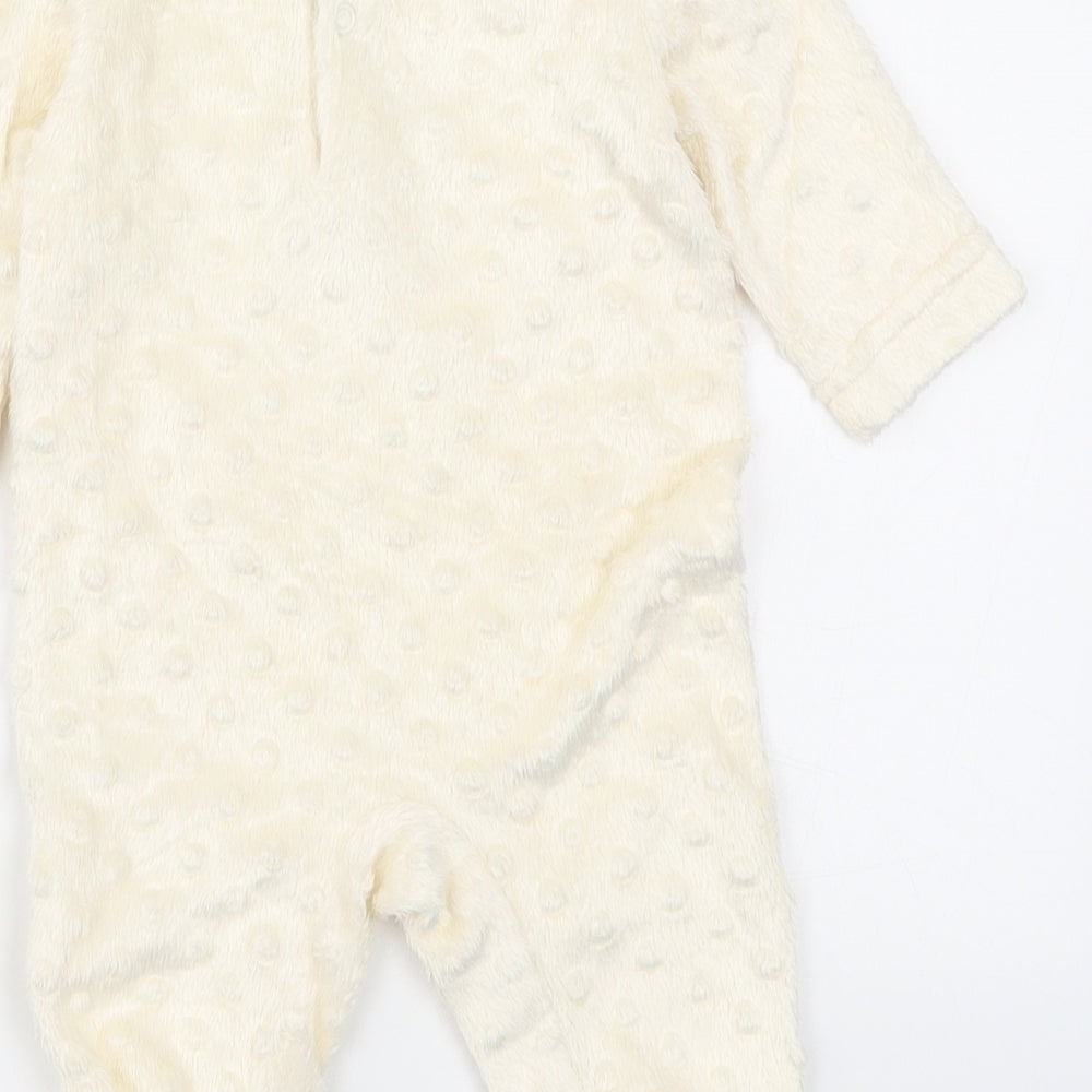 Rock a Bye Baby Boutique Baby Beige Solid Cami One Piece Size 0-3 Months - Bear