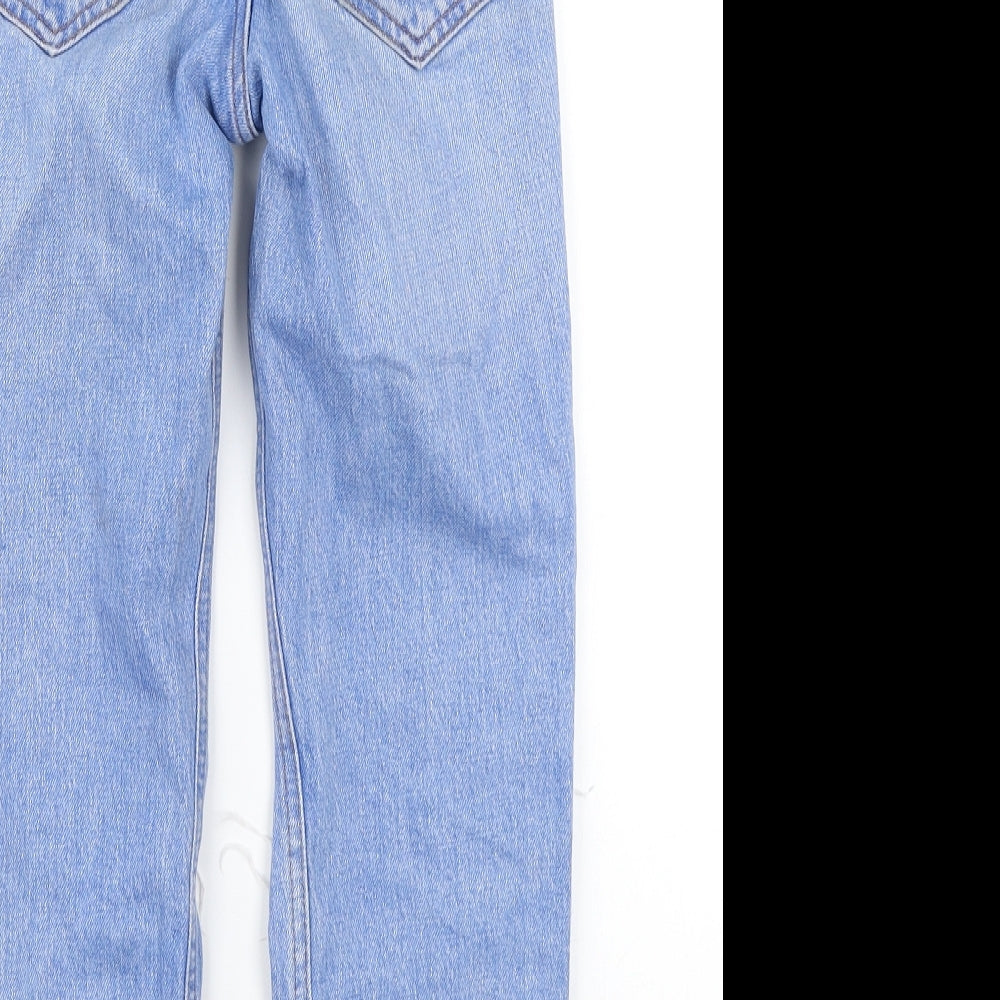 915 Generation Girls Blue Denim Straight Jeans Size 9 Months - Distressed