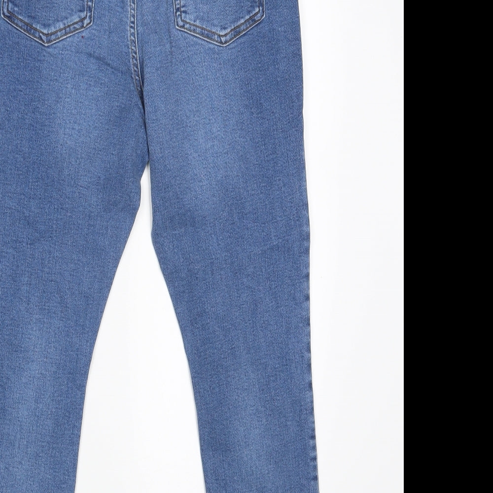 Denim Co. Womens Blue Denim Skinny Jeans Size 14 L25 in