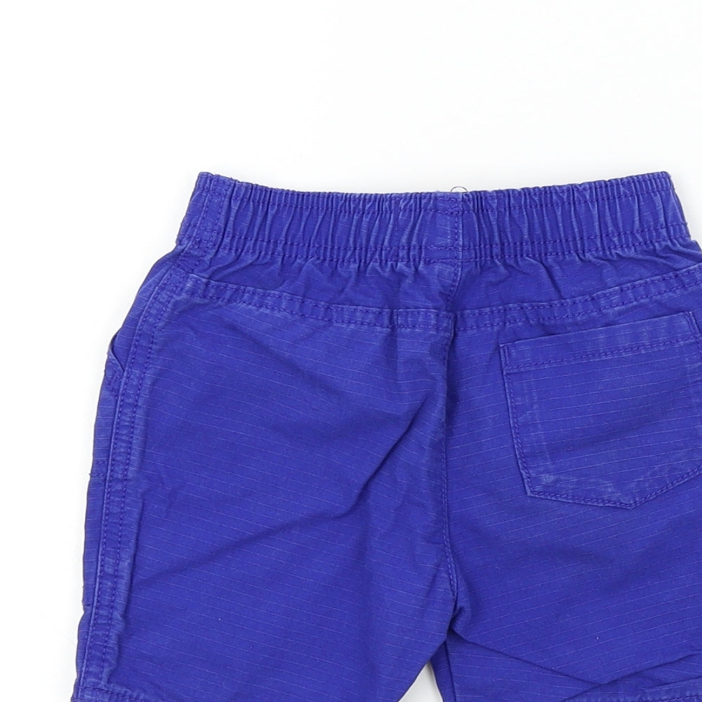 TU Boys Blue Colourblock Cropped Trousers Size 12-18 Months