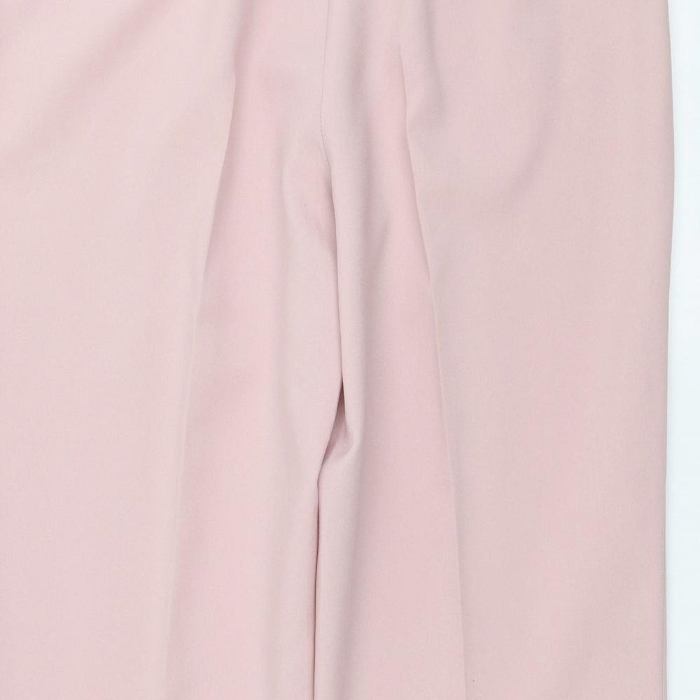 Evie Womens Pink Cropped Trousers Size 16 L21 in