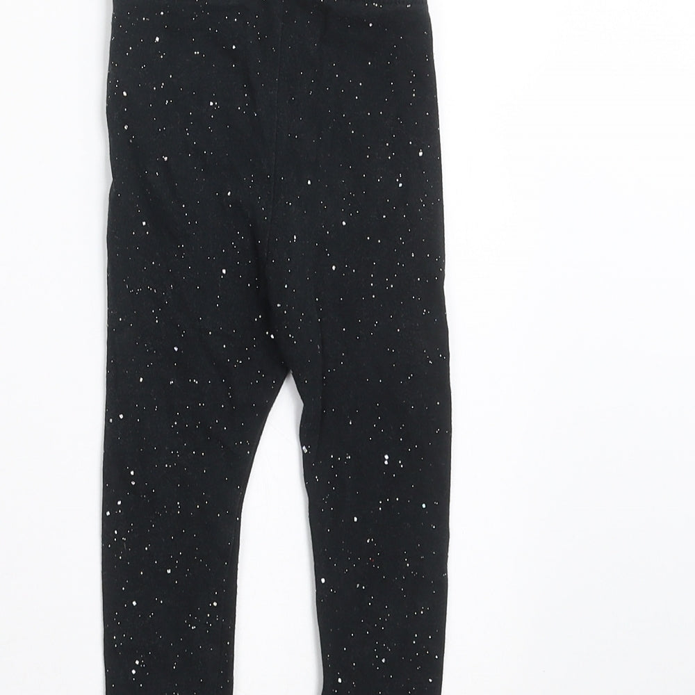 Cat & Jack Girls Black Trousers Size 2 Years - glittery leggings