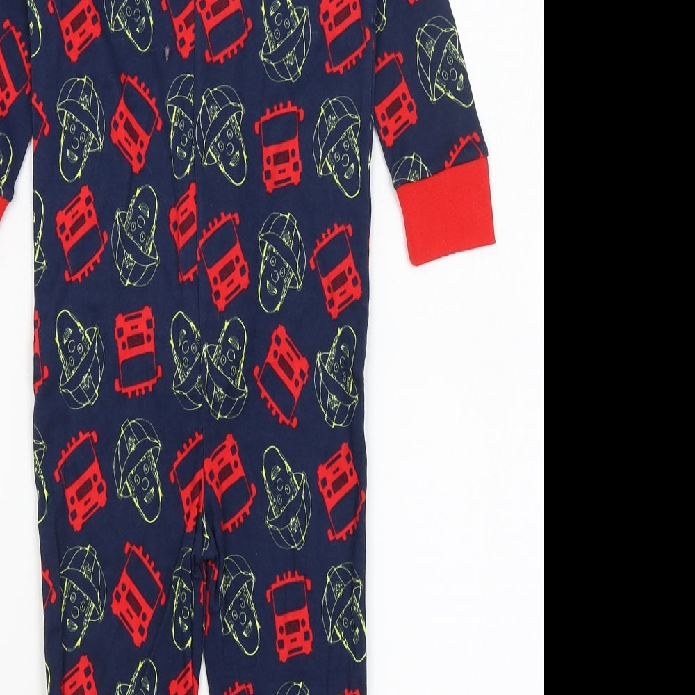 Fireman Sam Baby Blue Babygrow One-Piece Size 18-24 Months - Fireman Sam