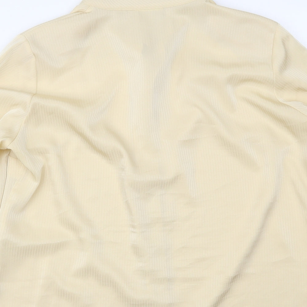 Sommermann Womens Gold Basic Button-Up Size 18
