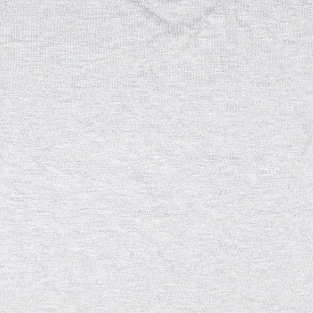 Marks and Spencer Womens Silver Pullover Jumper Size 18 - Subtle glitter effect