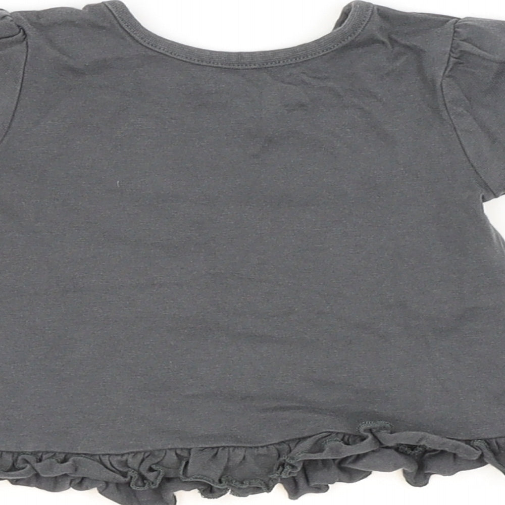George Baby Grey Basic Blouse Size 0-3 Months