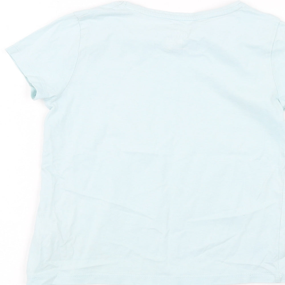 F&F Boys Blue Basic T-Shirt Size 6-7 Years