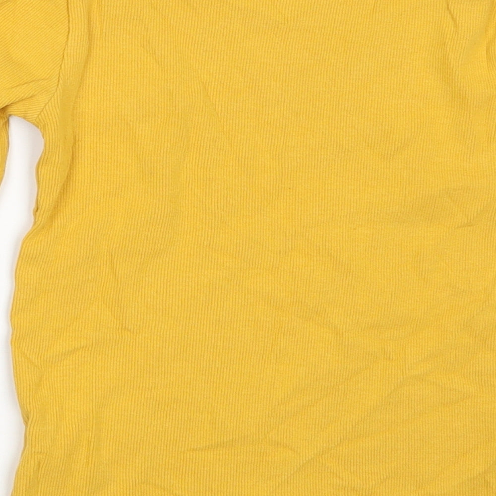 F&F Girls Yellow Pullover Sweatshirt Size 9-10 Years