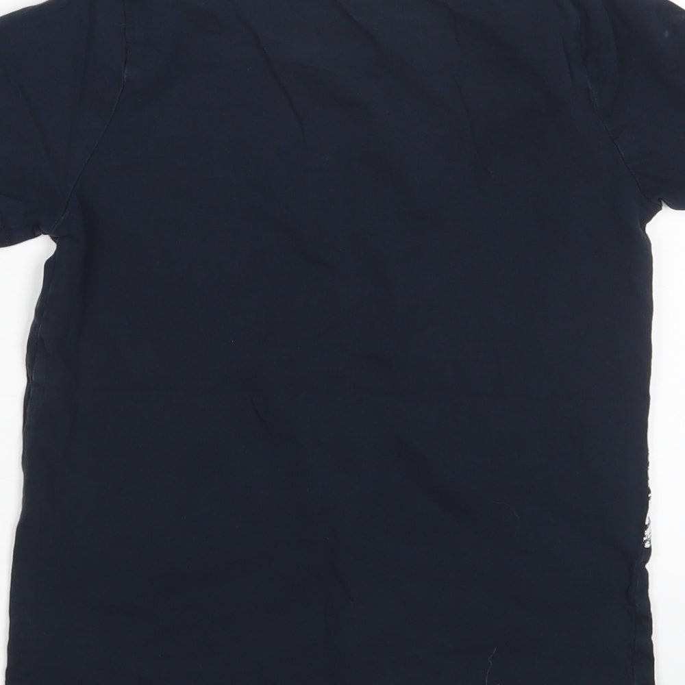 TU Boys Blue Basic T-Shirt Size 7 Years - England