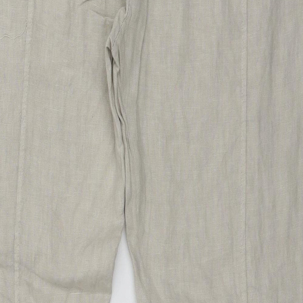 Preworn Womens Grey Trousers Size 34 in L29 in