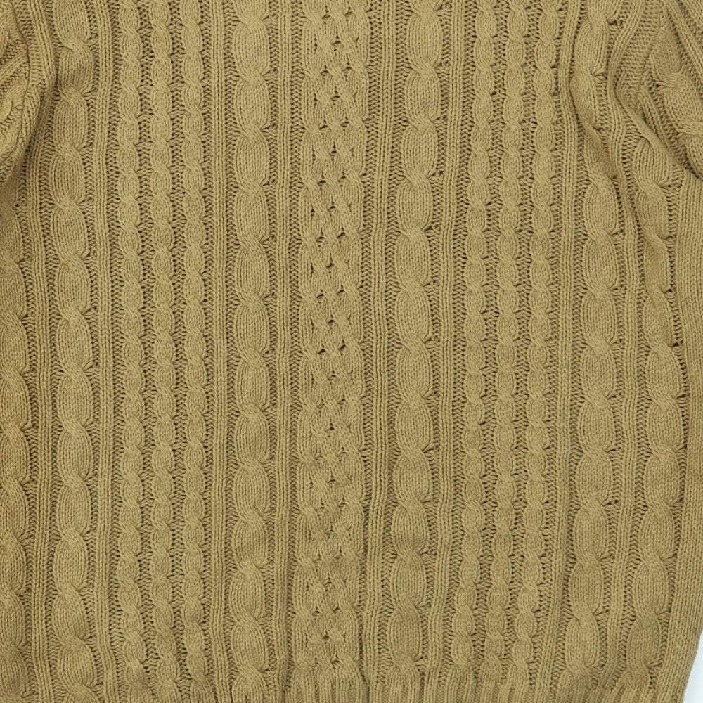 Cedar Wood State Mens Brown Pullover Sweatshirt Size S
