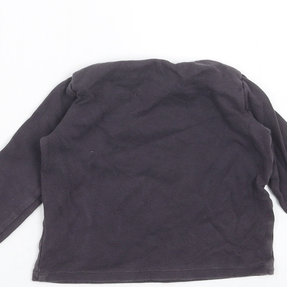 F&F Girls Grey Basic T-Shirt Size 12-18 Months - i love daddy