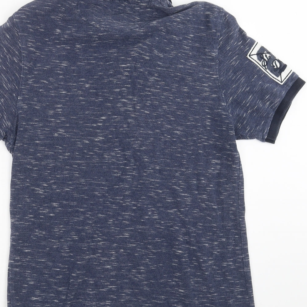 Duffer of St. George Mens Blue Polo Size S